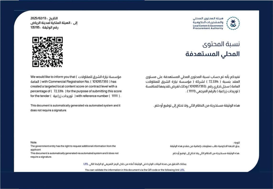 Compliance Certificate